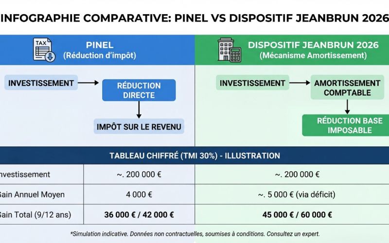 Pinel vs Jeanbrun : ce qui change vraiment pour votre fiscalité en 2026